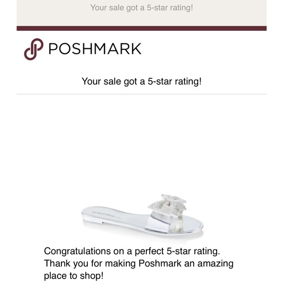 New Glamorous Silver Rhinestone Bow Sandals - Picture 4 of 6